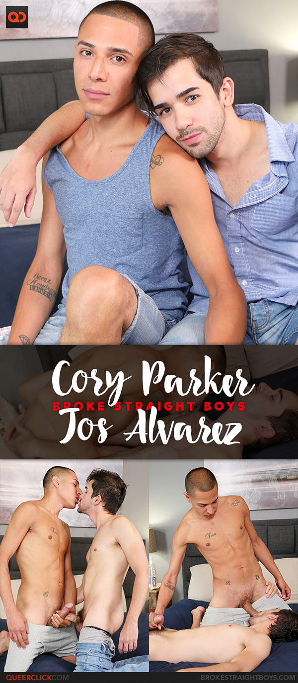 Broke Straight Boys: Cory Parker and Jos Alvarez Flip Fuck Bareback