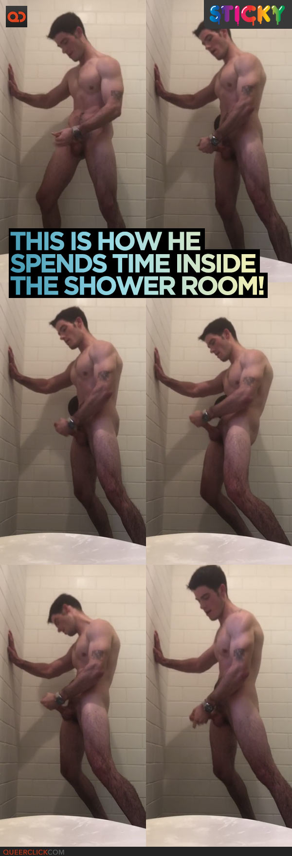 This Is How He Spends Time Inside The Shower Room!