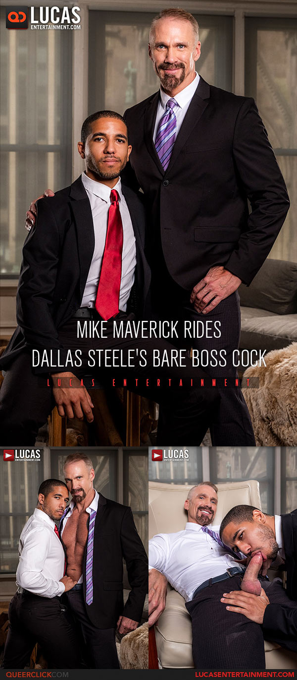 Lucas Entertainment: Dallas Steele Fucks Mike Maverick Bareback