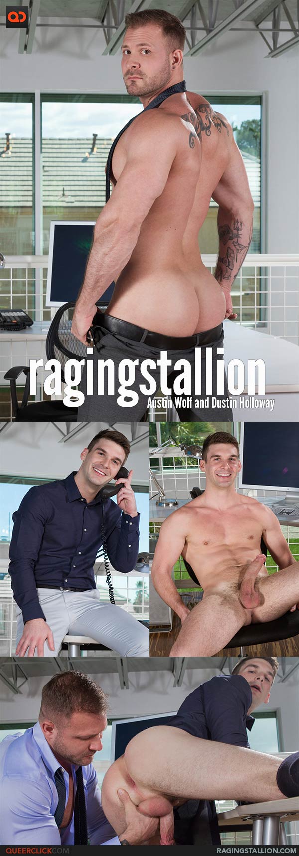 Raging Stallion: Austin Wolf and Dustin Holloway
