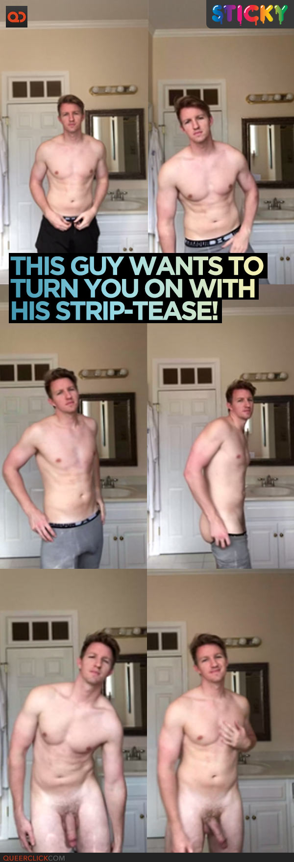 This Guy Wants To Turn You On With His Strip-Tease!