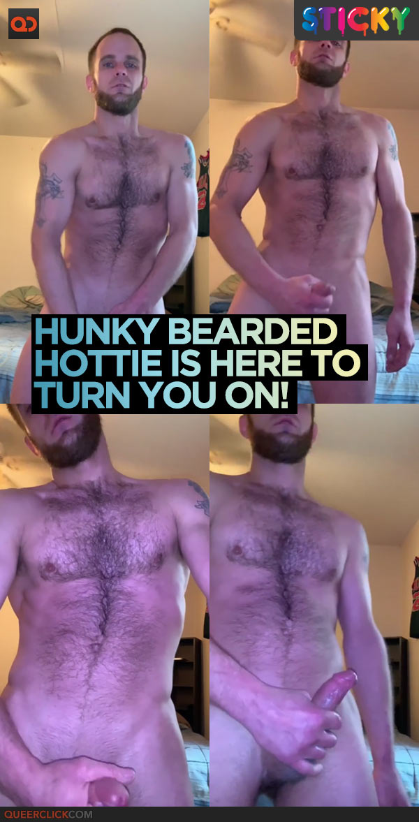 Hunky Bearded Hottie Is Here To Turn You On!
