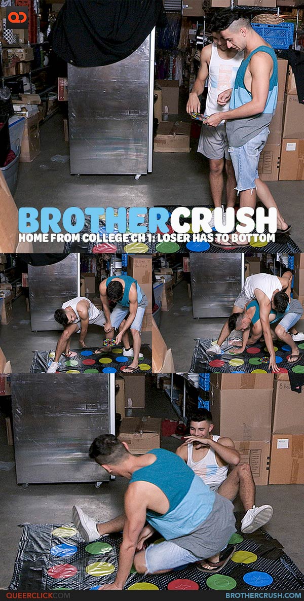 Brother Crush: Home From College Ch 1: Loser Has to Bottom