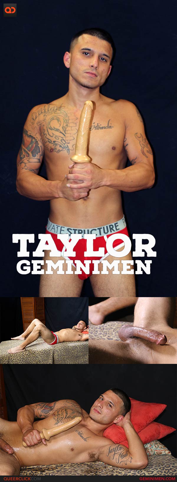 Gemini Men: Taylor’s Dildo Fuck