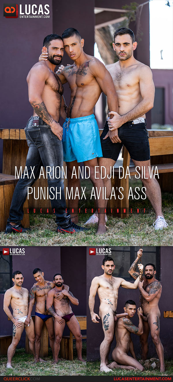 Lucas Entertainment: Max Arion, Edji Da Silva and Max Avila - Bareback Threesome
