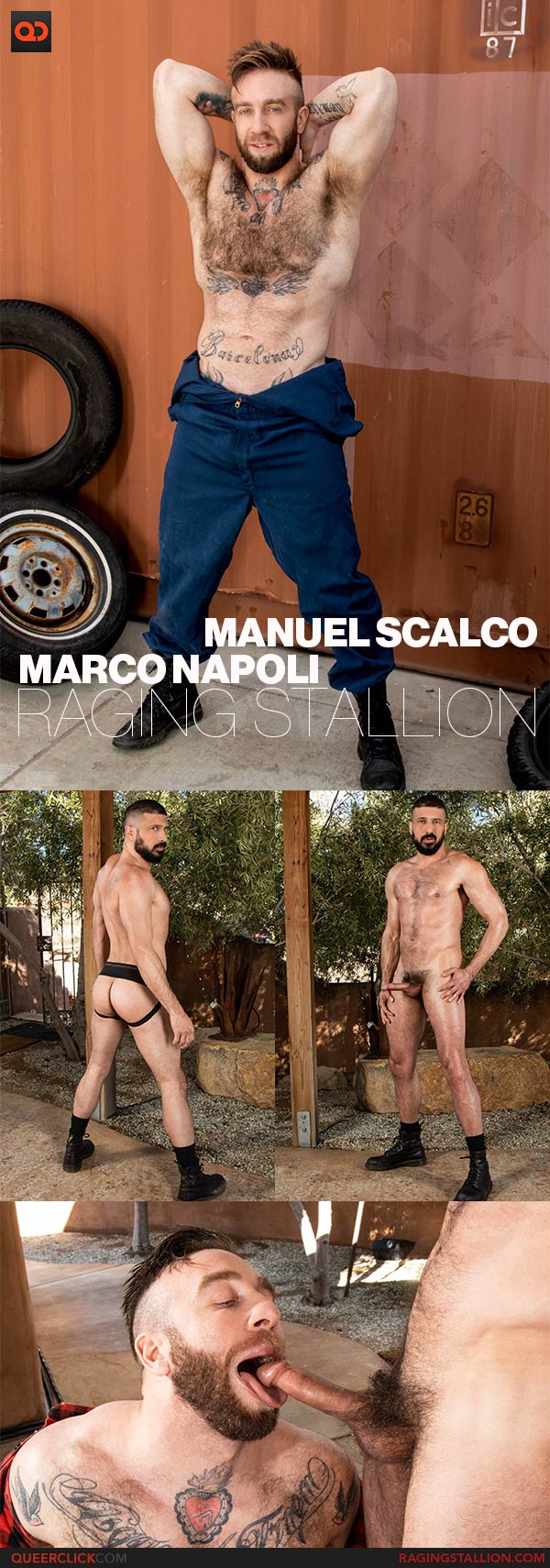 Raging Stallion:  Marco Napoli and Manuel Scalco