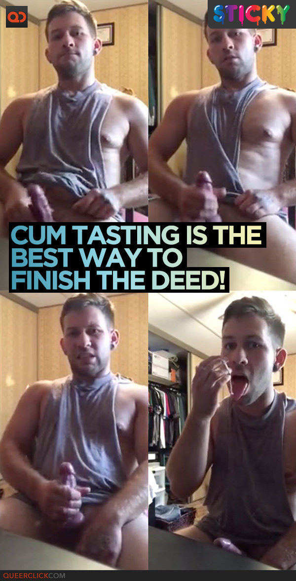 Cum Tasting Is The Best Way To Finish The Deed!
