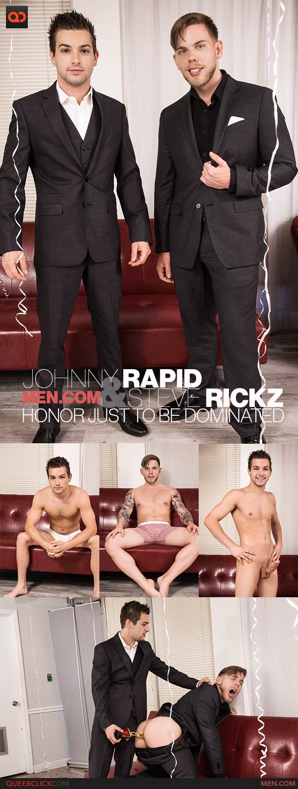 Men.com: Steve Rickz and Johnny Rapid - Honor Just to Be Dominated