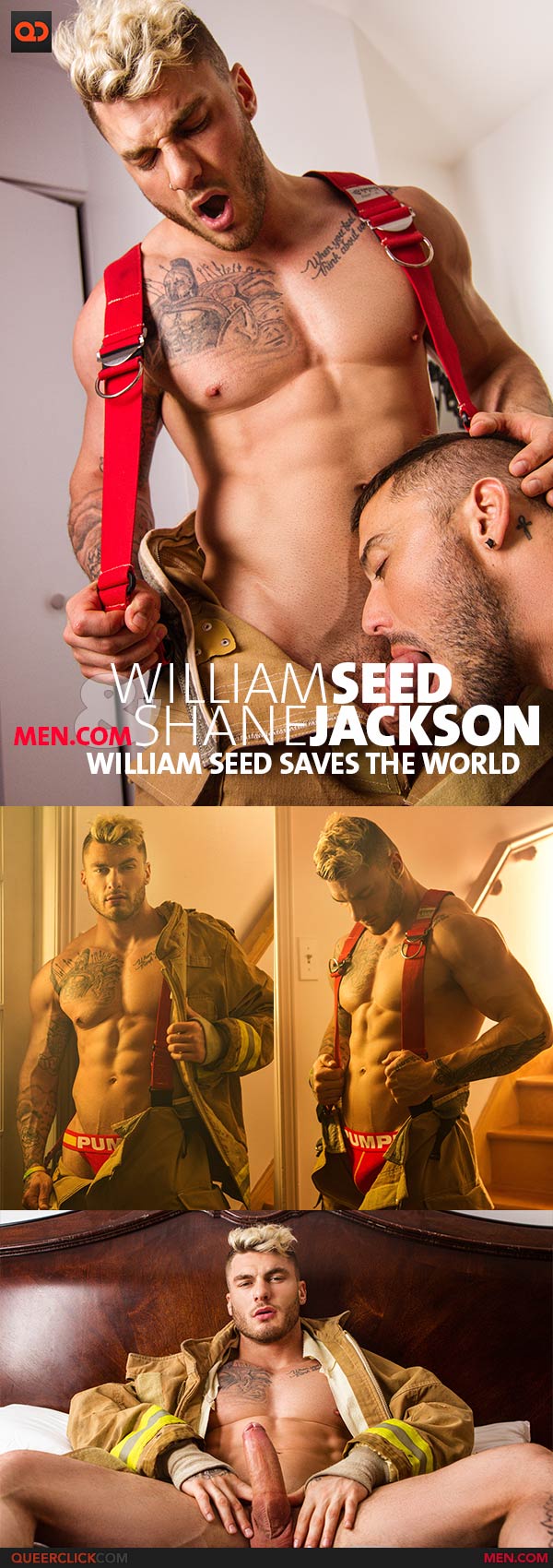 Men.com: William Seed Saves The World - William Seed and Shane Jackson