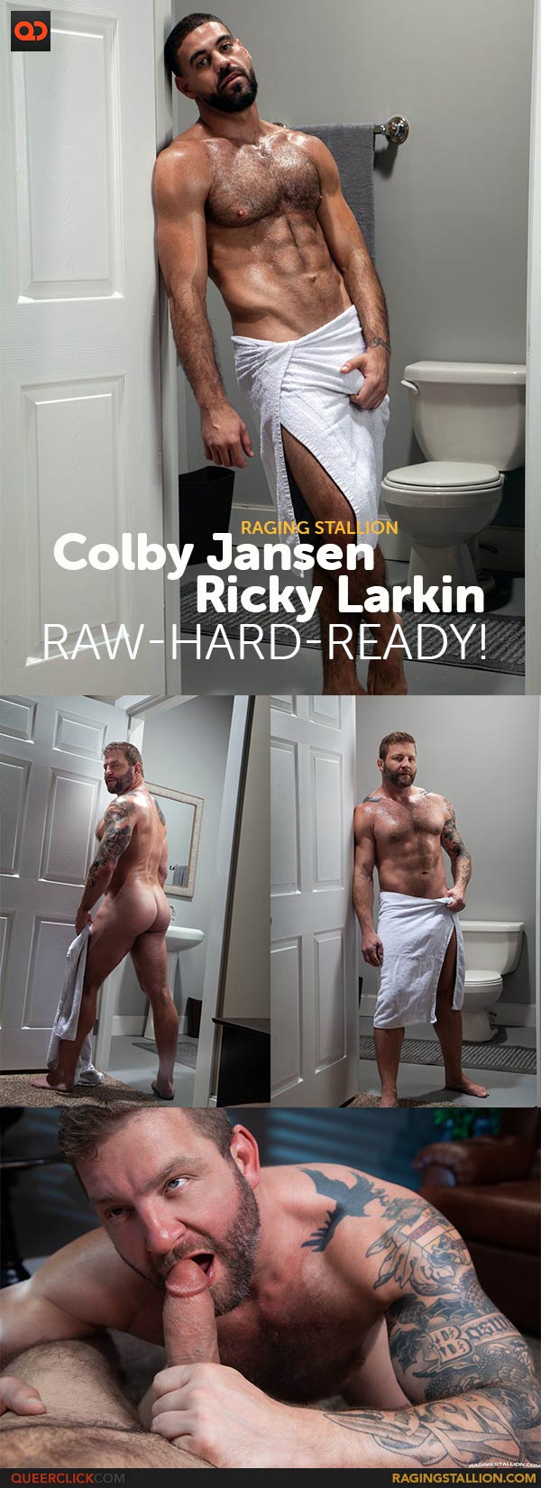 Raging Stallion: Ricky Larkin and Colby Jansen - Raw Hard and Ready!