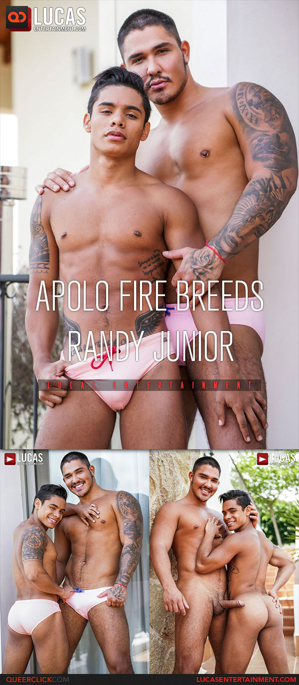 Lucas Entertainment: Apolo Fire Fucks Randy Junior - Bareback