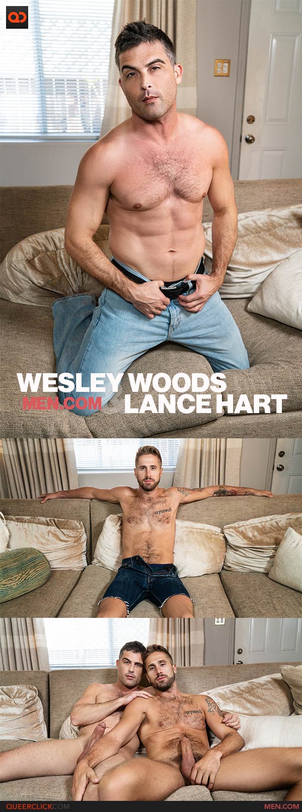 Men.com: Lance Hart and Wesley Woods