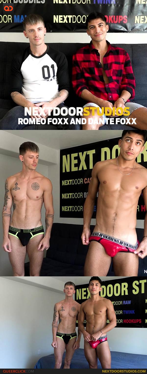 Next Door Studios:  Casting Hardcore - Romeo Foxx and Dante Foxx