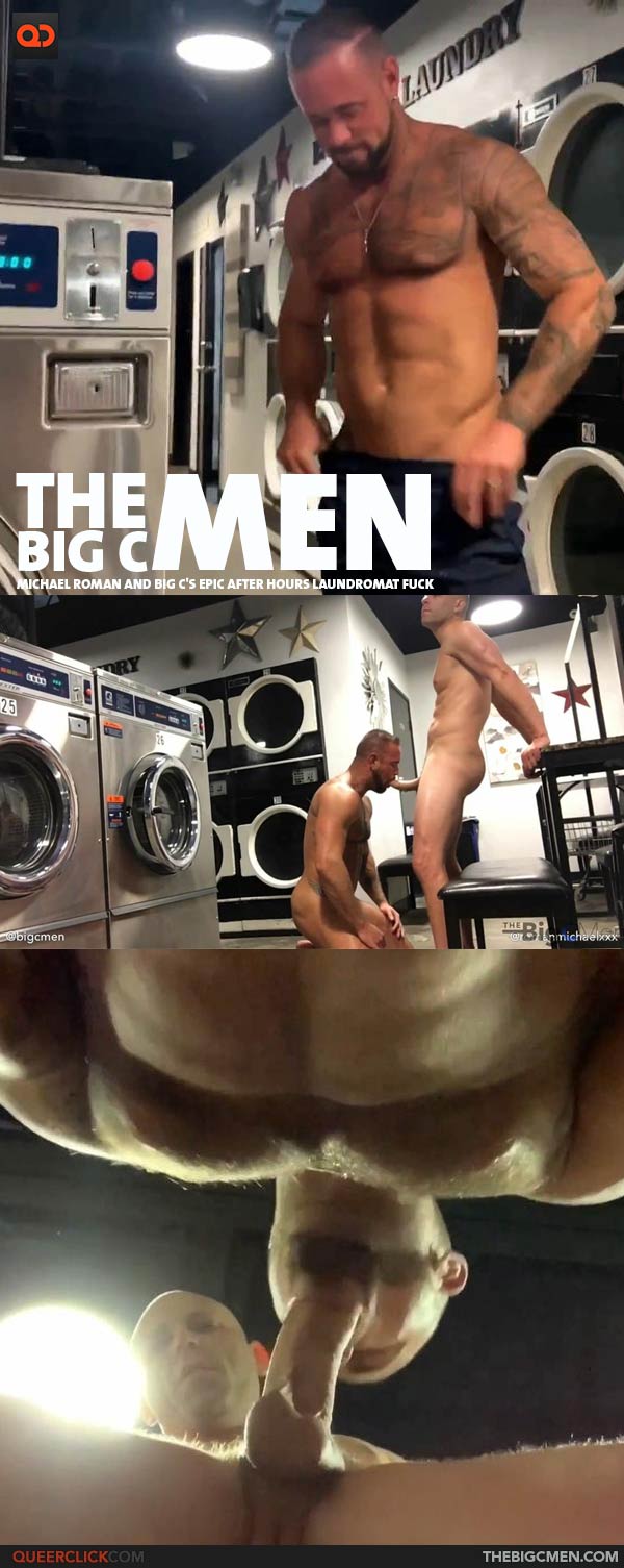 TheBigCMen : Michael Roman and Big C's Epic After Hours Laundromat Fuck