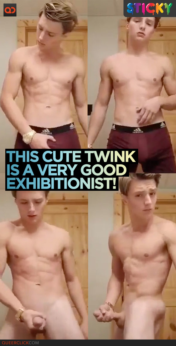 This Cute Twink Is A Very Good Exhibitionist!