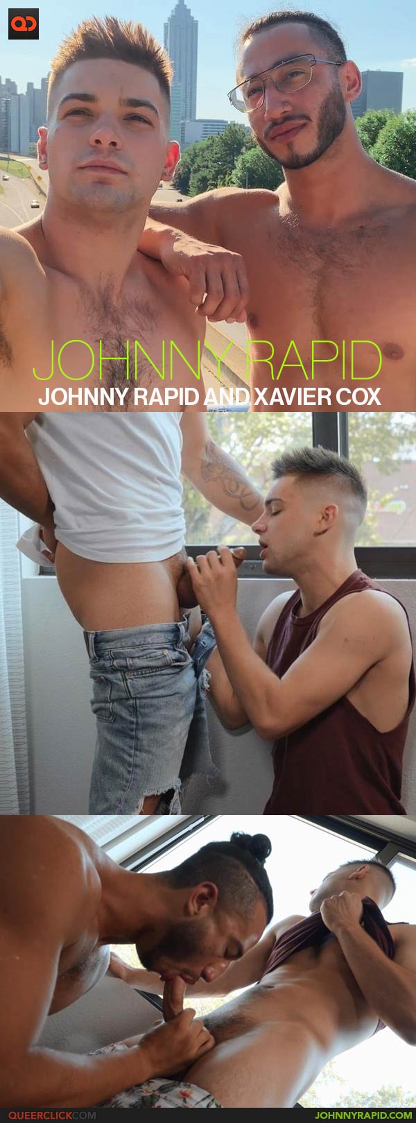 Johnny Rapid: Clap those Cheeks, Johnny! - Johnny Rapid and Xavier Cox