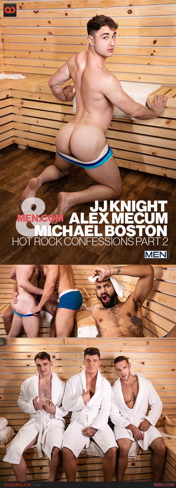 Men.com: Alex Mecum, JJ Knight and Michael Boston