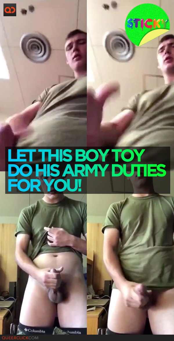 Let This Boy Toy Do His Army Duties For You!