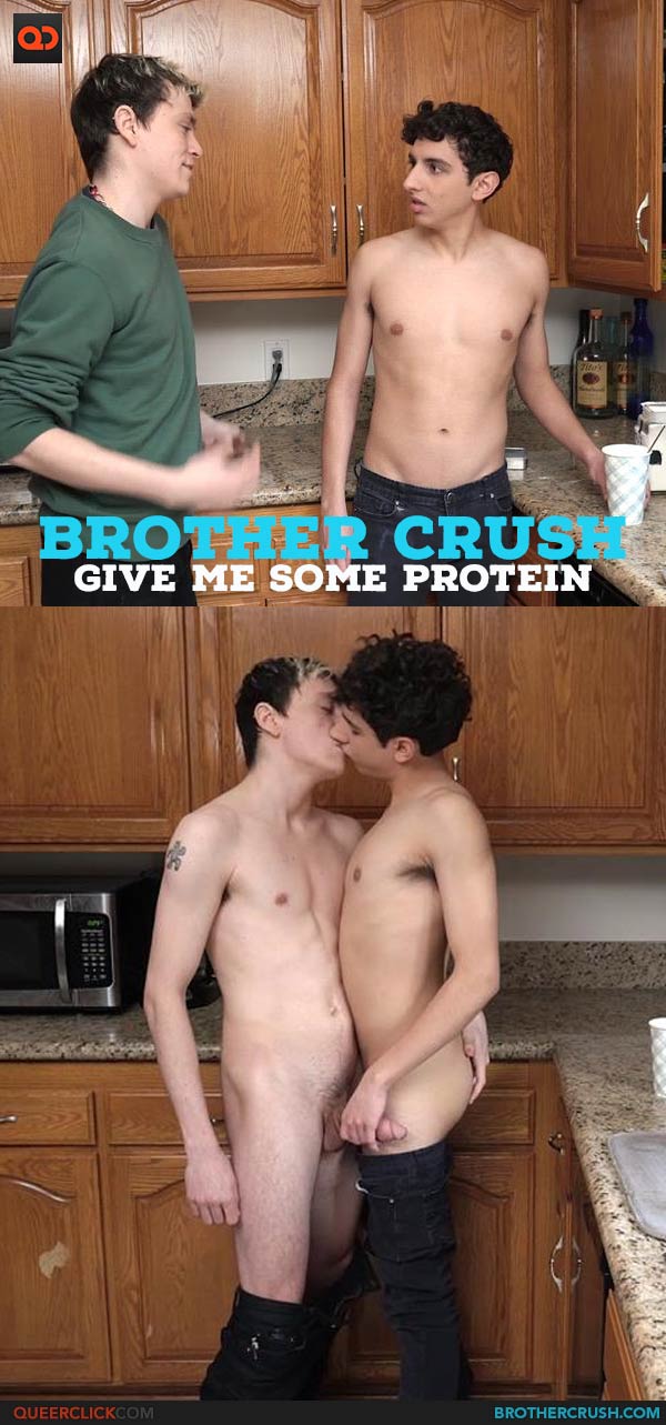 BrotherCrush: Give Me Some Protein - Ted Xandera and Carter Fore