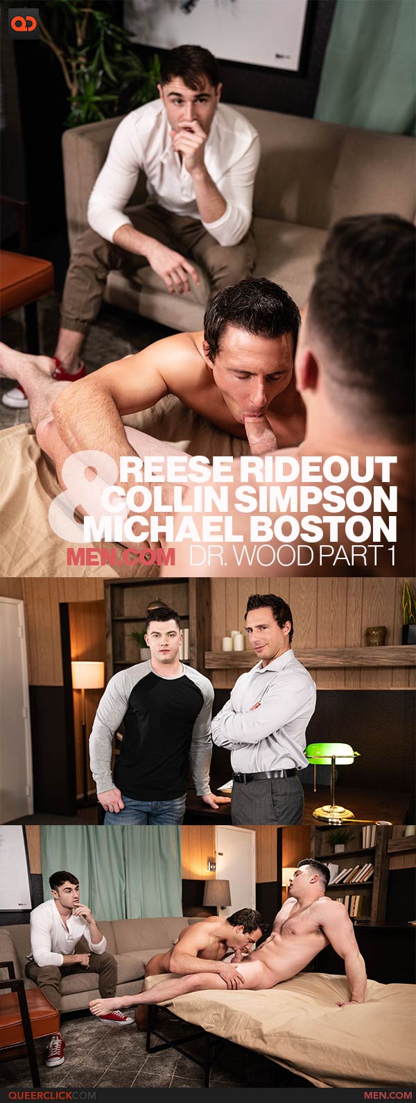 Men.com: Reese Rideout(!), Collin Simpson and Michael Boston _ SCENE LIVE FEBRUARY 22
