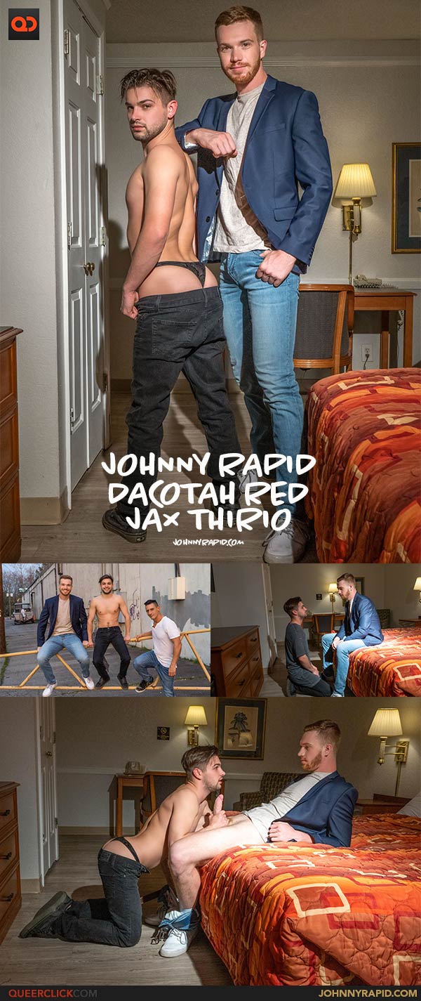 JohnnyRapid: Johnny Rapid, Dacotah Red and Jax Thirio