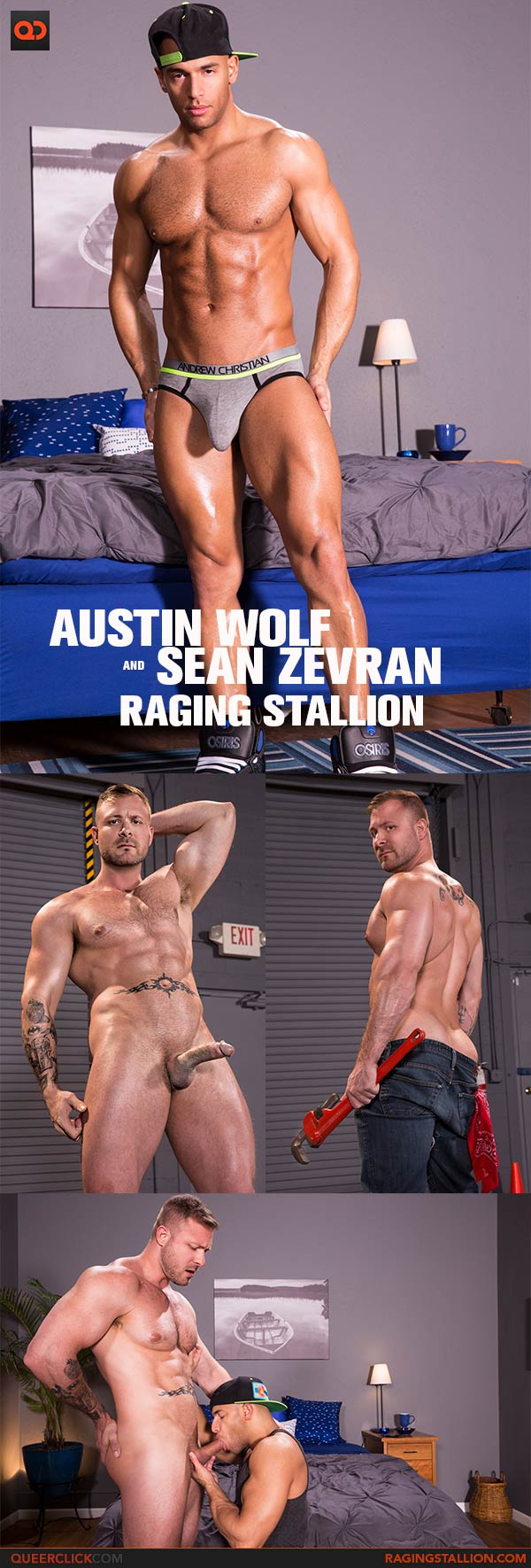 RagingStallion: Austin Wolf and Sean Zevran