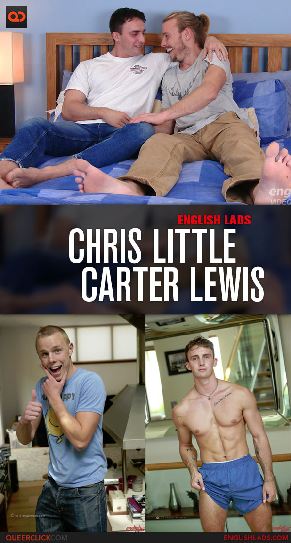 English Lads: Carter Lewis Fucks Chris Little - Muscular Hunk's First Time