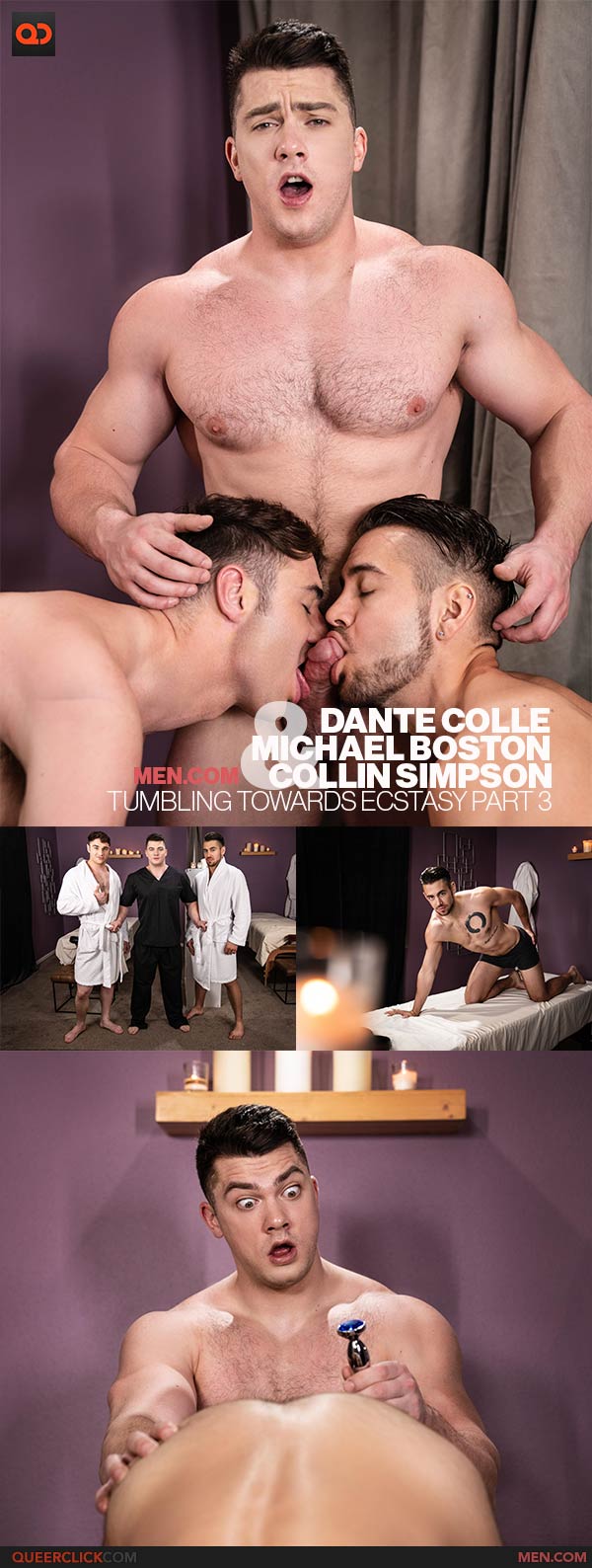 Men.com: Collin Simpson, Michael Boston and Dante Colle