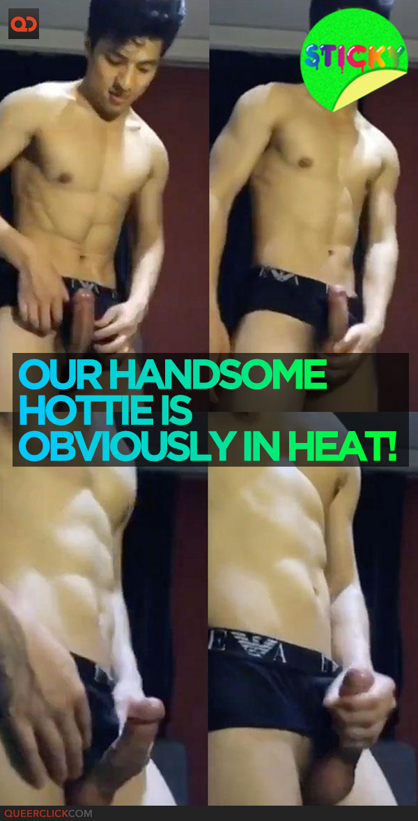 Our Handsome Hottie Is Obviously in Heat!