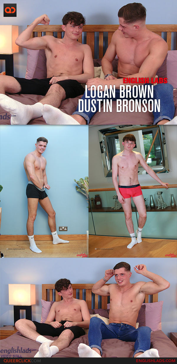 English Lads: Straight Young Lads Logan Brown and Dustin Bronson Suck Each Other's Uncut Cocks for the First Time