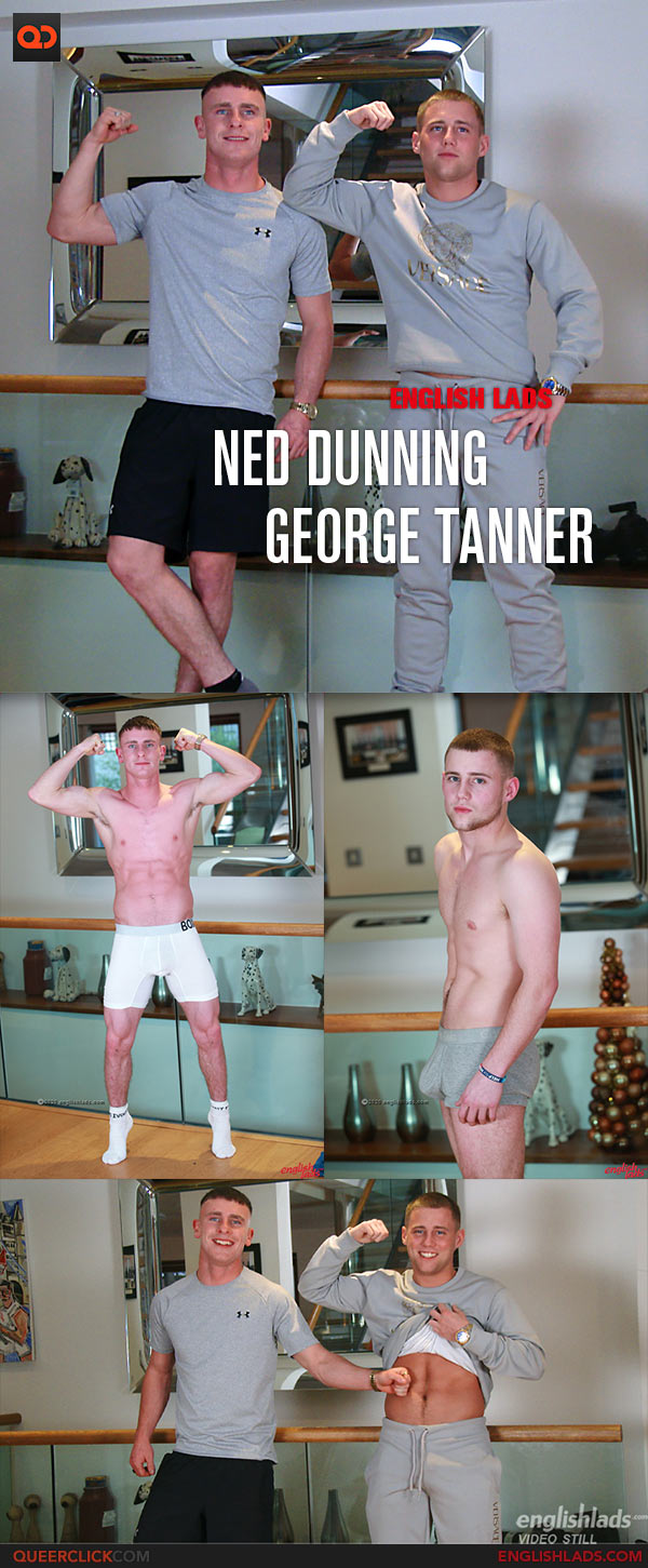 English Lads: Straight Best Mates Ned Dunning and George Tanner Wank Each Other's Uncut Cocks and Shoot their Loads Everywhere