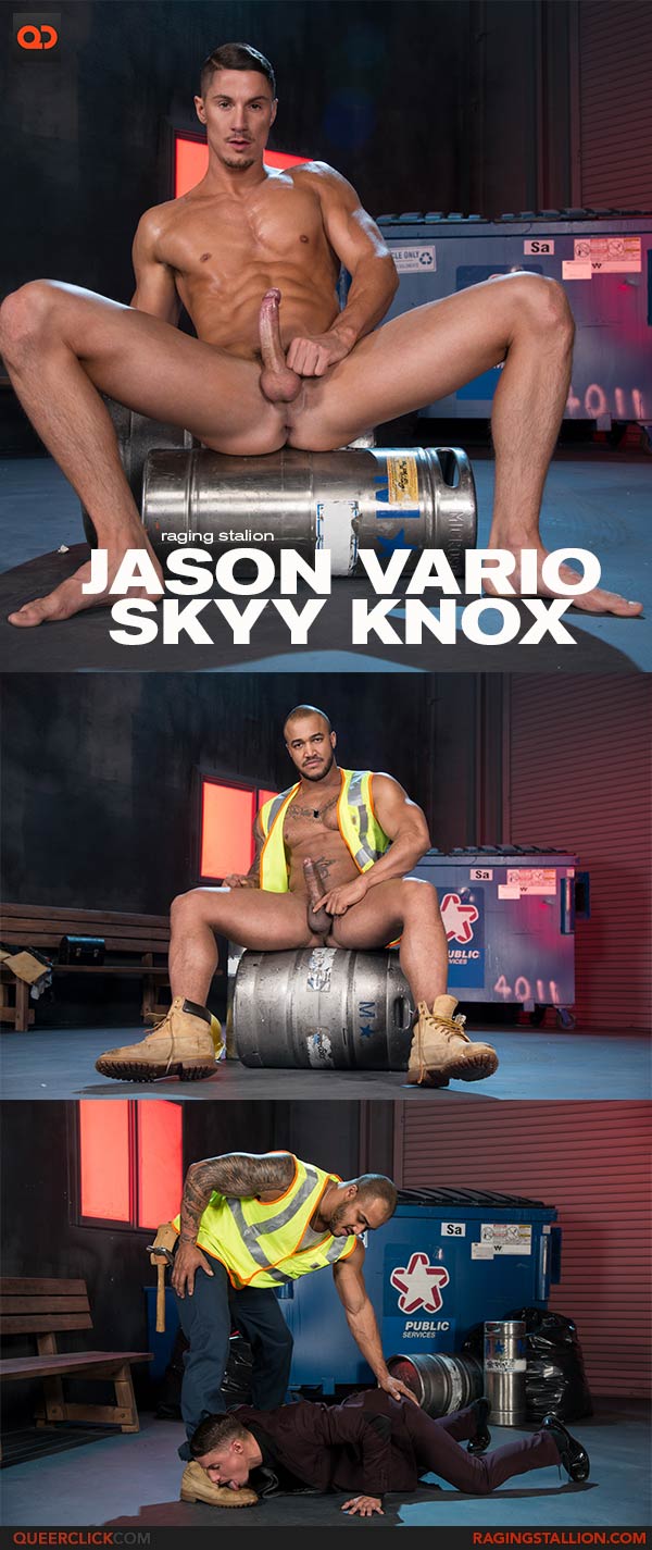 Raging Stallion: Skyy Knox and Jason Vario
