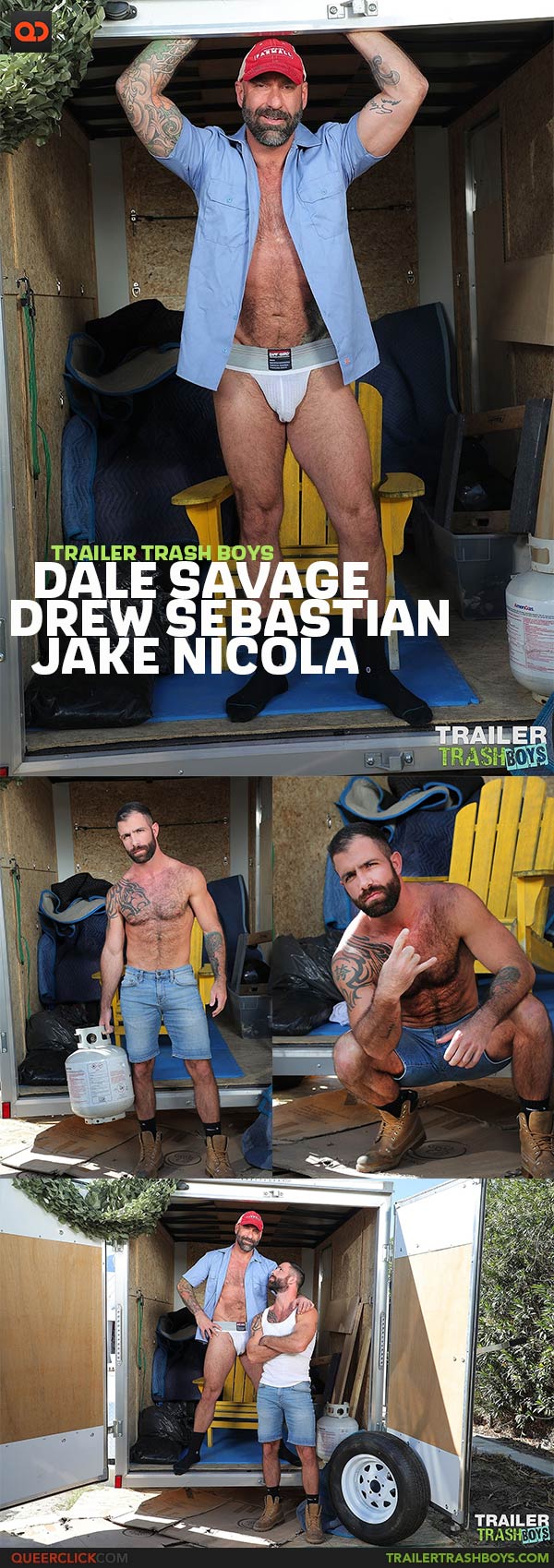 Trailer Trash Boys:  Dale Savage, Drew Sebastian and Jake Nicola