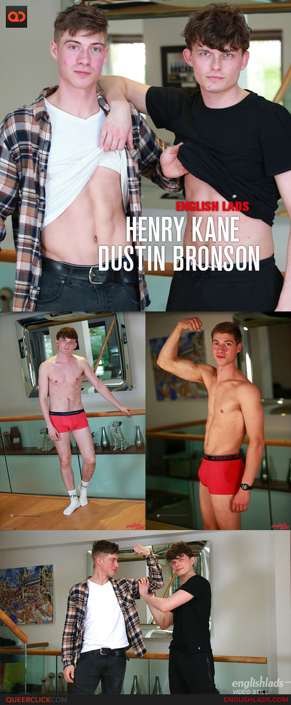 English Lads: Young Straight Lads Dustin Bronson and Henry Kane Wank and Suck Each Other's Big Uncut Cocks