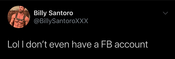 People Are Cancelling Billy Santoro for a Tone Deaf Facebook Post!
