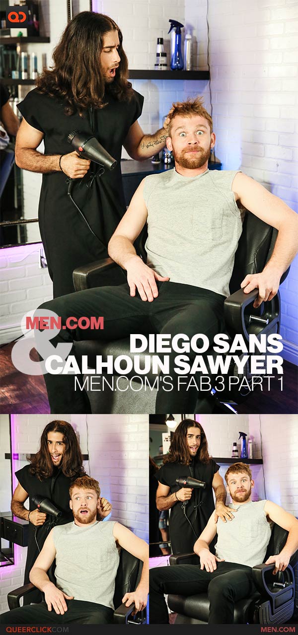 Men.com: Diego Sans and Calhoun Sawyer