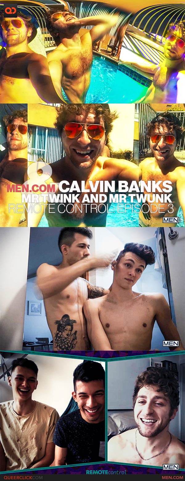 Men.com: Calvin Banks, Mr Twink and Mr Twunk