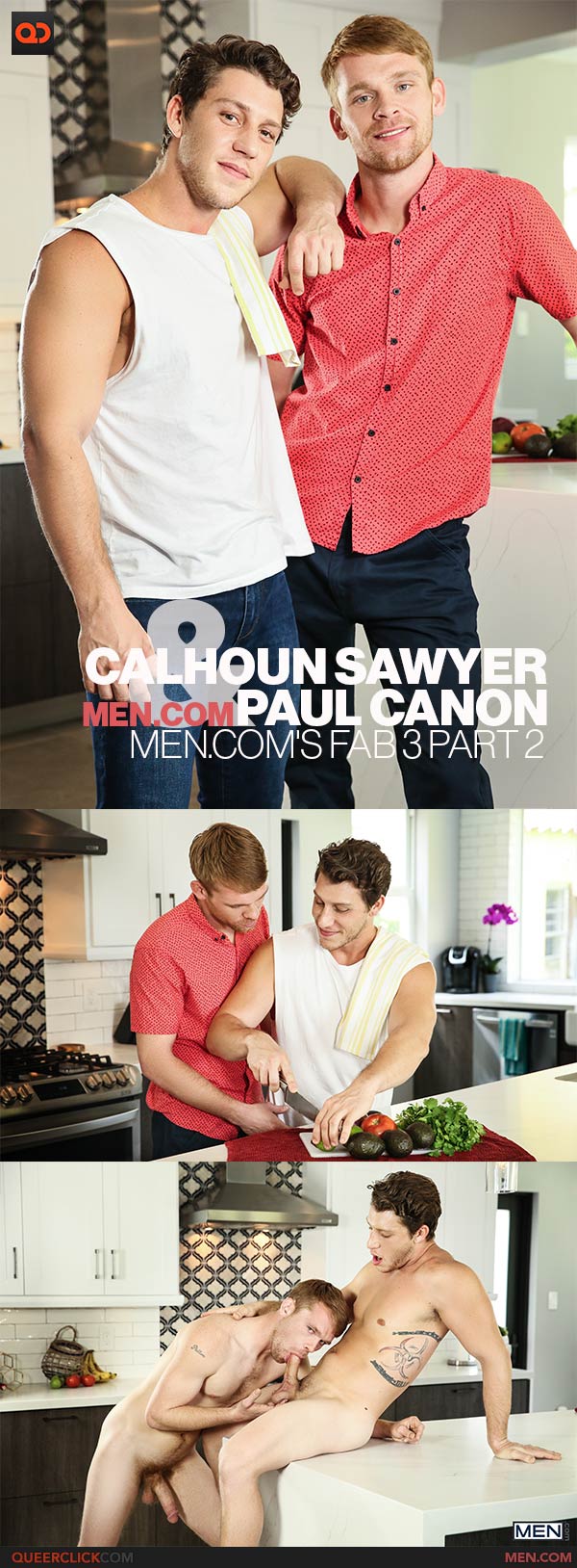 Men.com: Paul Canon and Calhoun Sawyer