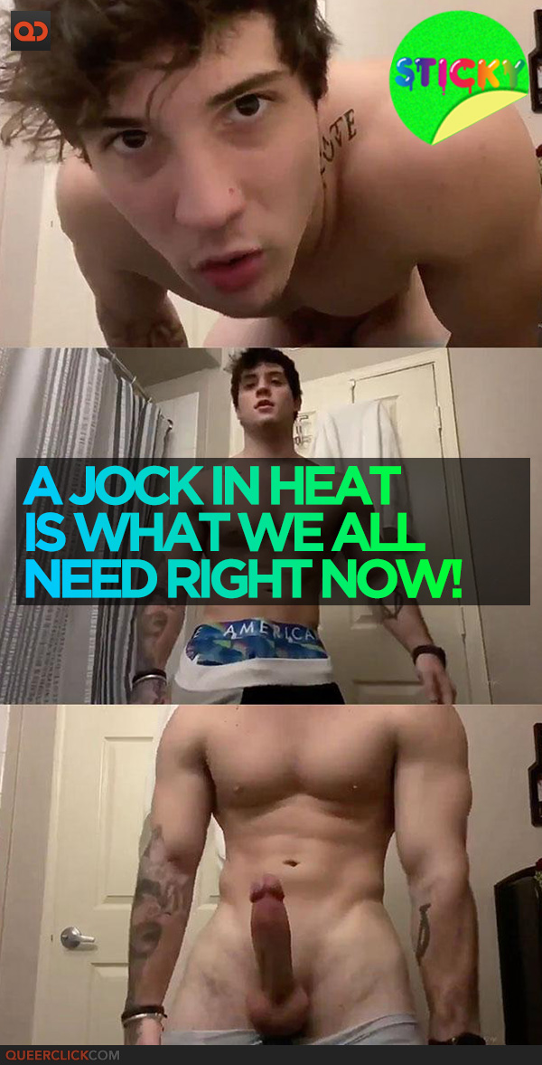 A Jock In Heat Is What We All Need Right Now!