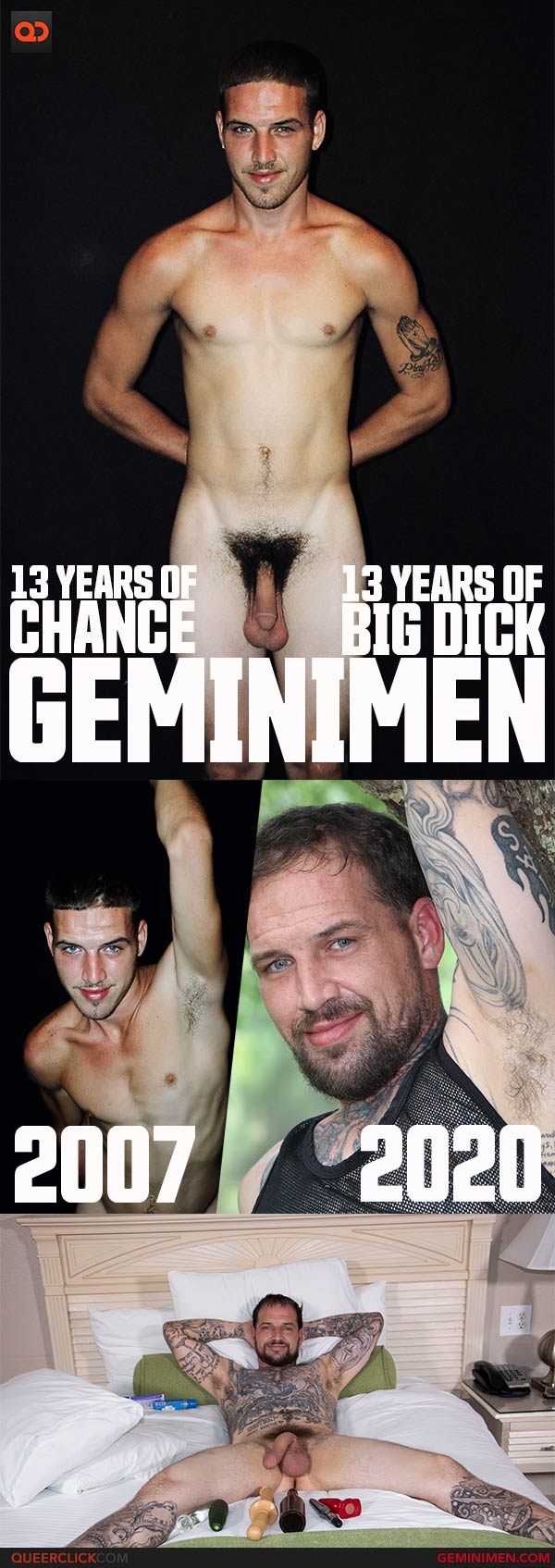 Gemini Men: Chance 2007-2020: 13 Years of Big Dick!