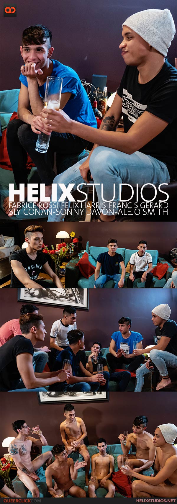 Helix Studios: Fabrice Rossi, Felix Harris, Francis Gerard, Sly Conan, Sonny Davon and Alejo Smith