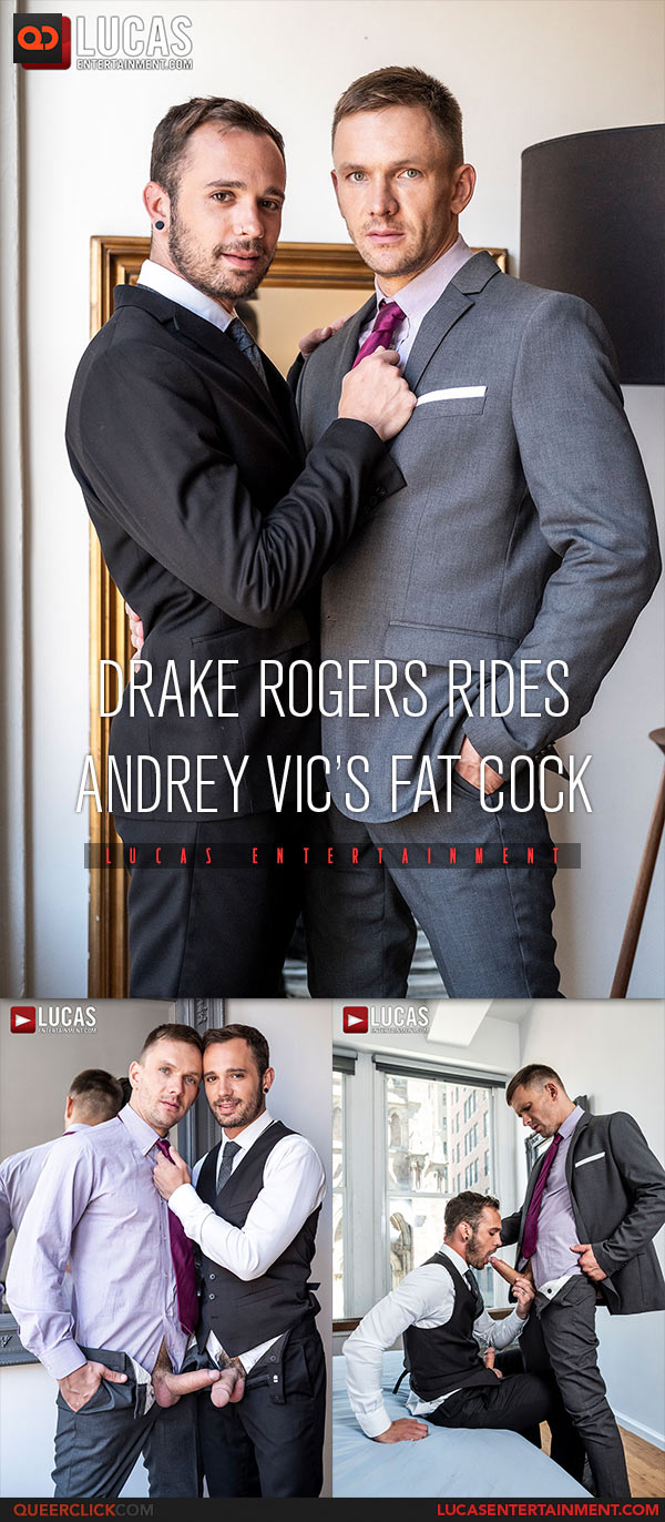 Lucas Entertainment: Andrey Vic Fucks Drake Rogers - Bareback