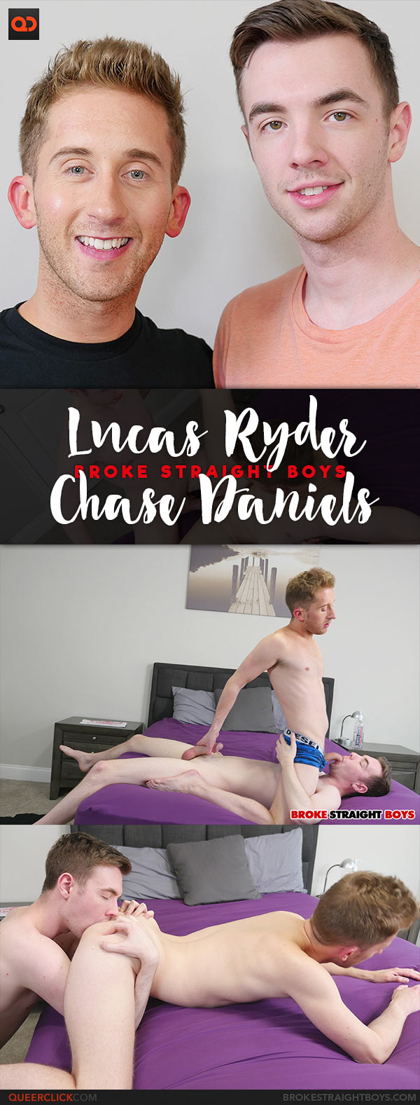 Broke Straight Boys: Lucas Ryder Fucks Chase Daniels - Bareback
