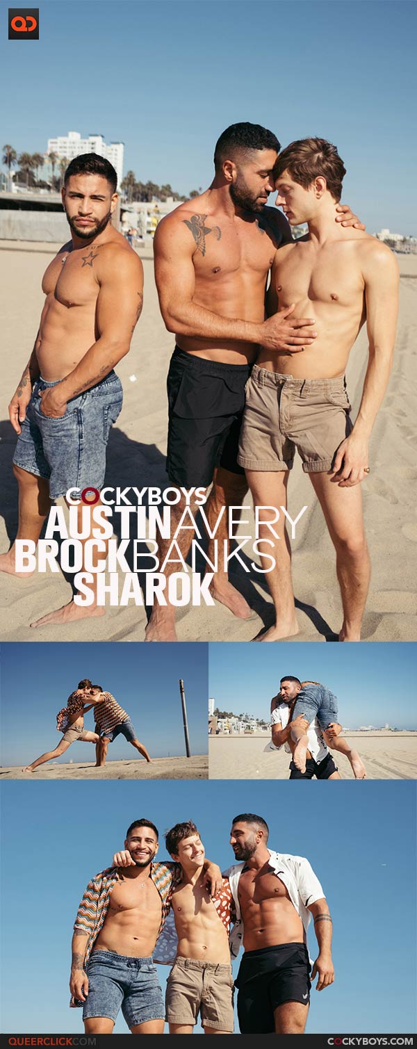 CockyBoys: Austin Avery, Brock Banks and Sharok