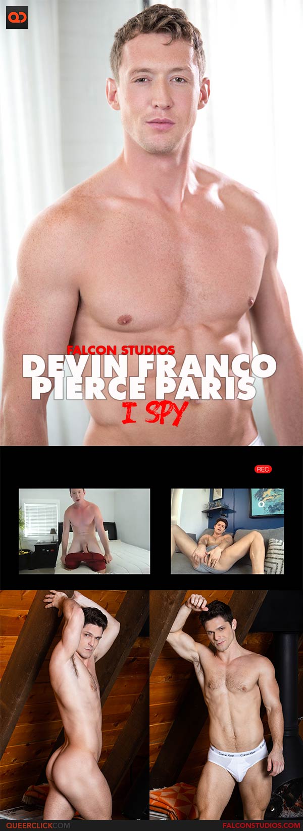 Falcon Studios: Devin Franco and Pierce Paris  - I Spy