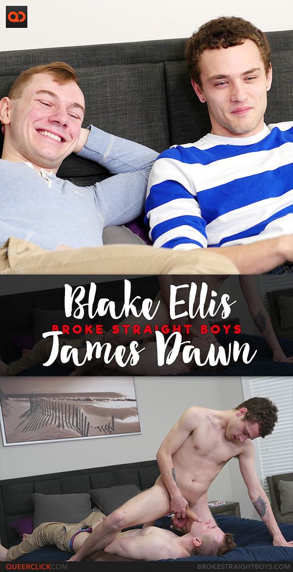 Broke Straight Boys: Blake Ellis Fucks James Dawn - Bareback