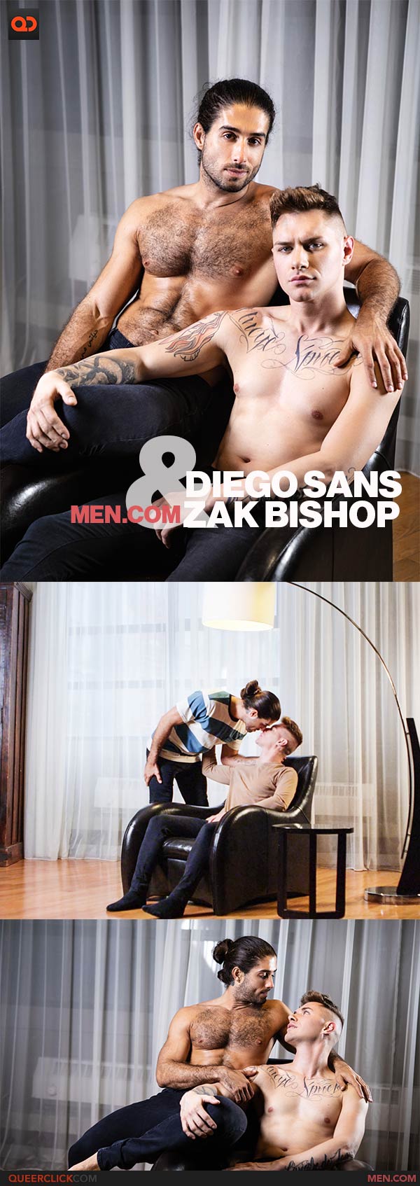 Men.com: Diego Sans and Zak Bishop
