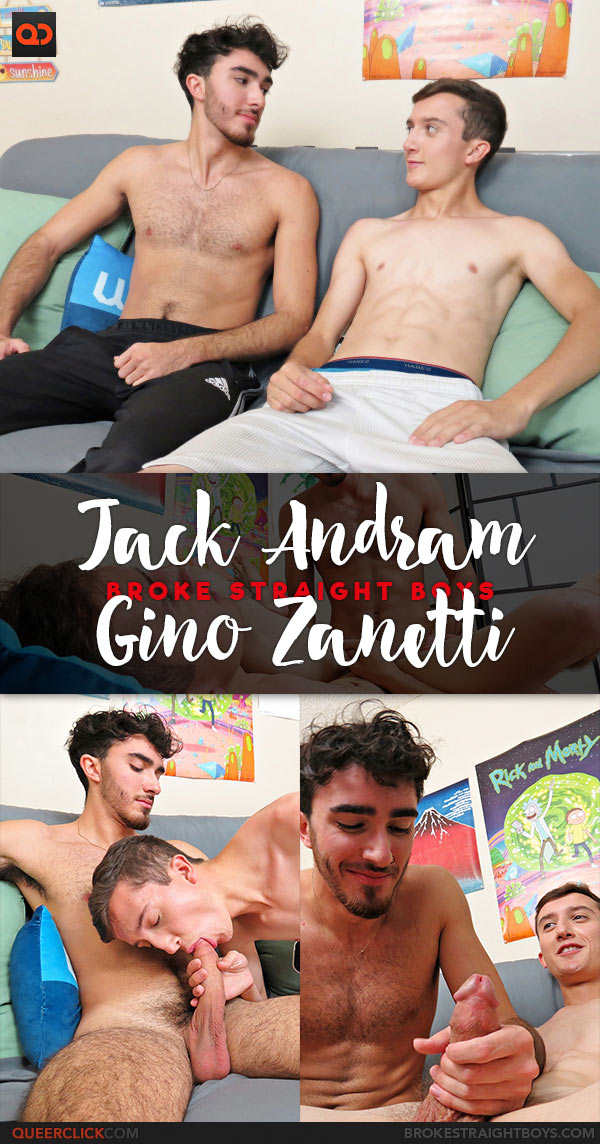 Broke Straight Boys: Gino Zanetti Fucks Jack Andram - Bareback