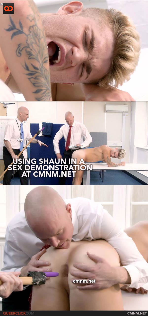 Using Shaun in a Sex Demonstration at CMNM.net
