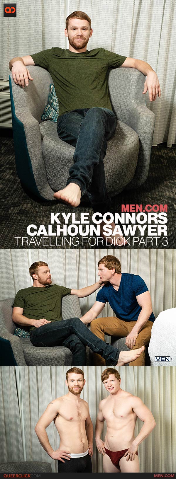 Men.com: Kyle Connors and Calhoun Sawyer